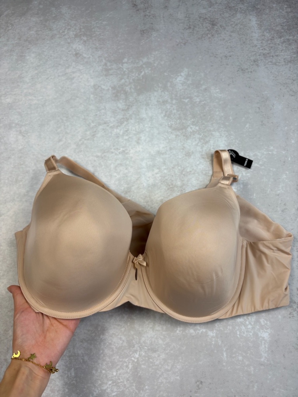 Torrid Rose Dust T-Shirt Bra 46C Lightly Lined Back Smothing Bra